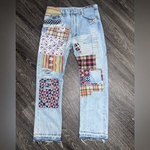 MNML patchwork pants Size 34